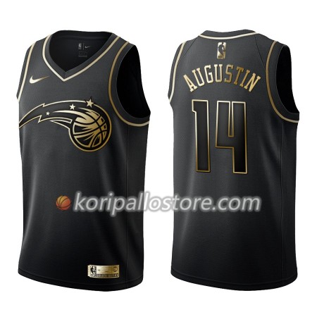 Orlando Magic D.J. Augustin 14 Nike Musta Golden Edition Miesten Pelipaidat Swingman 